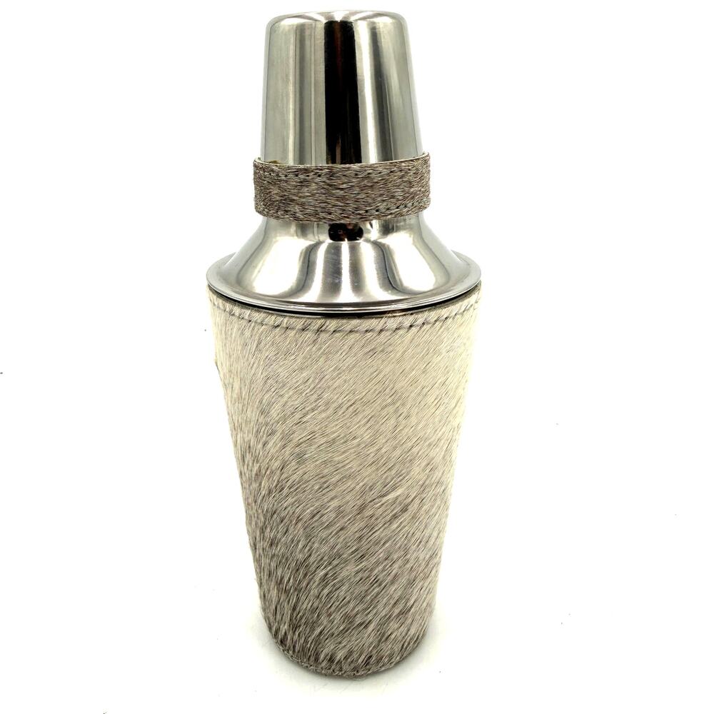 Cowhide Cocktail Shaker New